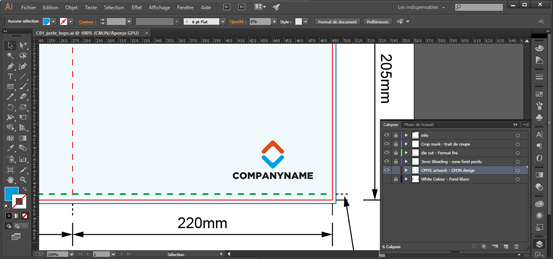 pochette plastique couleur personnalisée - teinte pour le fond