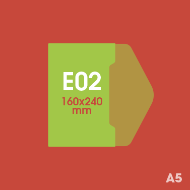 Gabarit E02 - Pochette plastique couleur personnalisée